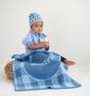 monogrammed+custom+design+knit+stroller+blanket