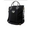 personalized+flight+shoulder+bag+in+solid+black+