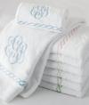 matouk+classic+chain+guest+towel+monogrammed