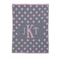 Dotted Monogrammed Butterscotch Blankees