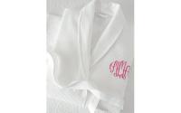 Matouk Personalized Kiran Turkish Waffle Weave Robe