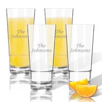 Personalized Acrylic Highball Glass Set