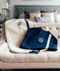 Personalized Canvas Garment Bag Your Choice of Colors