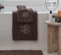 Matouk Milagro Bath Towel Set of Two with Monogram