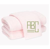 Matouk Milagro Hand Towel Set of Two with Monogram