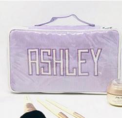 Handled Brush Kit in Lavender Pinstriped Matt Applique Handled Brush Kit in Lavender Pinstriped Matt Applique NULL