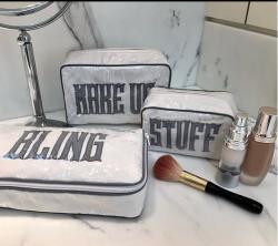 Double Andrea jewelry pouch Bling bag, Small Milan Stuff bag, Large Milan Makeup bag. You can do in any color imaginable and any Double Andrea jewelry pouch Bling bag, Small Milan Stuff bag, Large Milan Makeup bag. You can do in any color imaginable and any appliqué or emb NULL