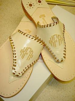 Chanel and Gold Palm Beach Sandale Chanel and Gold  Apparel & Accessories > Shoes > Sandals > Thongs & Flip-Flops