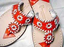 Clementine and White  Clementine and White  Apparel & Accessories > Shoes > Sandals > Thongs & Flip-Flops