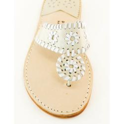 Shell with White Palm Beach Sandals Shell with White Apparel & Accessories > Shoes > Sandals > Thongs & Flip-Flops