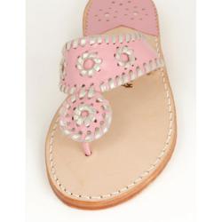 Arbutus with Platinum Palm Beach Sandals Arbutus with Platinum Apparel & Accessories > Shoes > Sandals > Thongs & Flip-Flops