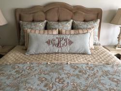Large custom made pillow for a customers bedding. Large pillow NULL