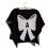 hand+knit+personalized+kids+poncho+with+bow