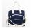 +personalized+pickleball+bag+navy+with+canvas+trim