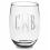 monogrammed+set+of+four+stemless+wine+tumbler+glasses