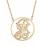 monogrammed+necklace+with++single+baroque+initial+