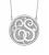 monogrammed+necklace+with+double+initials+in+recessed+classic+style