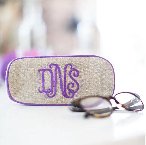Walker Valentine Single or Double Eyeglass Case 3" by 3.5"  Luggage & Bags > Toiletry Bags