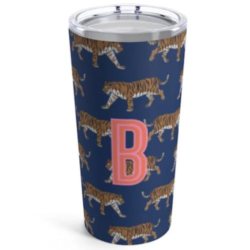 Clairebella Large Tiger Navy Tumbler  Home & Garden > Kitchen & Dining > Tableware > Drinkware > Tumblers