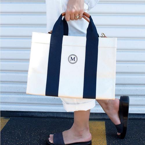 Personalized Boulevard Kylie Natural Tote  Apparel & Accessories > Handbags > Tote Handbags