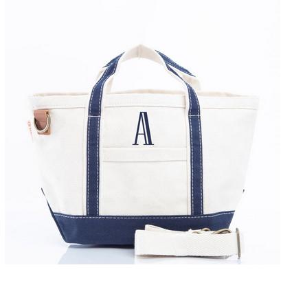 Personalized Canvas Crossbody Tote  Apparel & Accessories > Handbags > Tote Handbags