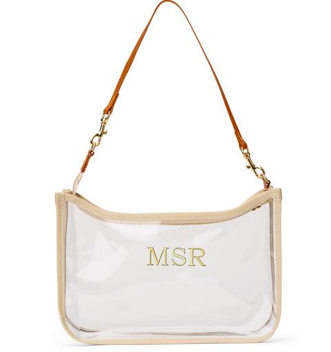 Personalized Boulevard Scout Clear Crossbody Bag   Apparel & Accessories > Handbags > Cross-Body Handbags
