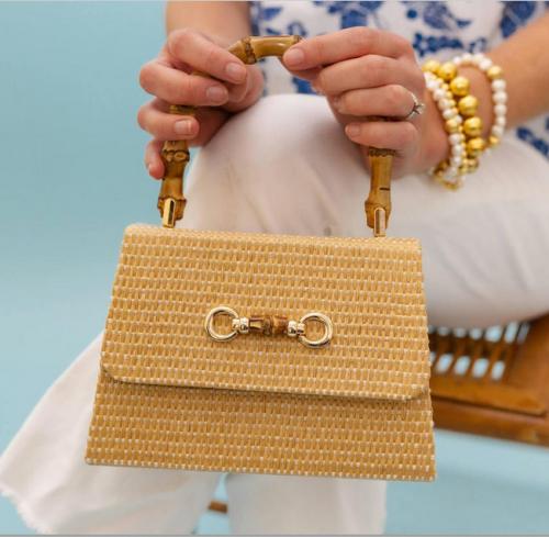 Lisi Lerch Lulu Straw Bag  Apparel & Accessories > Handbags > Clutches & Special Occasion Bags