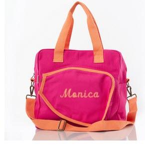 Personalized Pickleball Bag Hot Pink  Sporting Goods > Pickleball