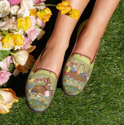  ByPaige Needlepoint Bunny Loafer  Apparel & Accessories > Shoes > Loafers