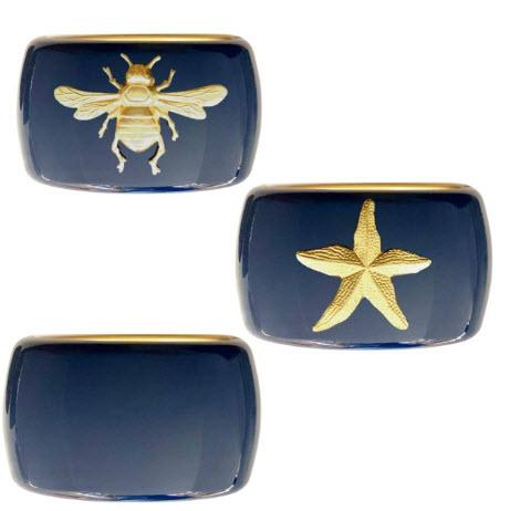 Lisi Lerch Large Cuff Bracelet Navy  Apparel & Accessories > Jewelry > Bracelets
