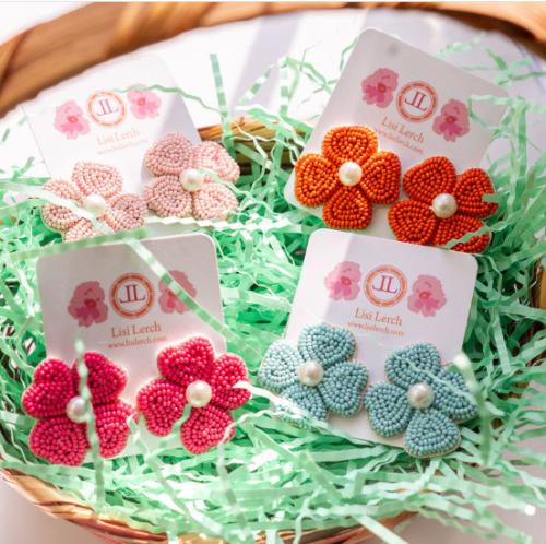 Lisi Lerch Kerry Beaded Clover Earring  Apparel & Accessories > Jewelry > Earrings