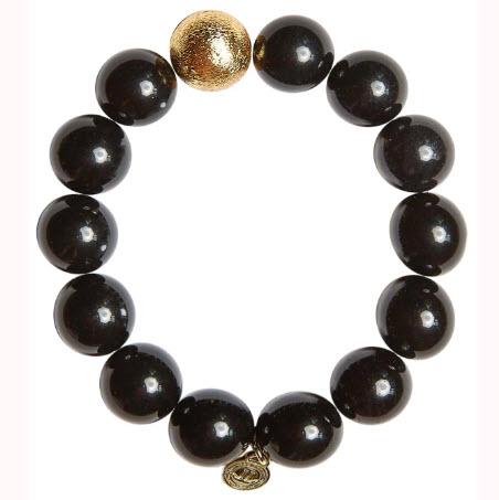 Lisi Lerch Georgia Beaded Black Quartz Bracelet Lisi Lerch Georgia Beaded Black Quartz Bracelet Apparel & Accessories > Jewelry > Bracelets