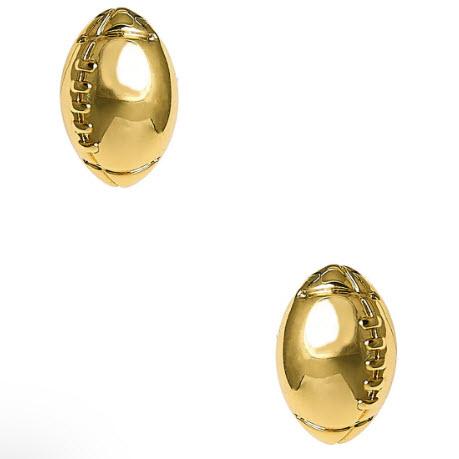 Lisi Lerch Gold Football Stud Earrings Lisi Lerch Gold Football Stud Earrings Apparel & Accessories > Jewelry > Earrings