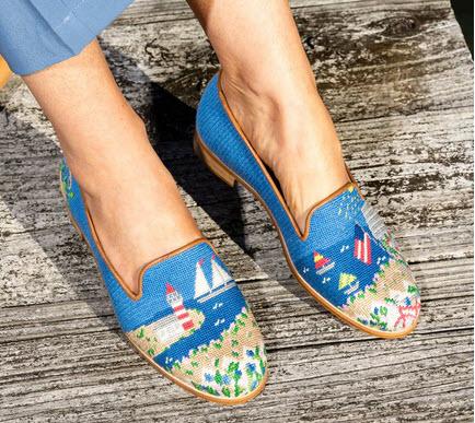 By Paige Needlepoint Loafer Nantucket  Apparel & Accessories > Shoes > Loafers