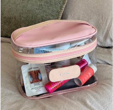 Jon Hart Designs Clear Makeup Bag  Luggage & Bags > Toiletry Bags