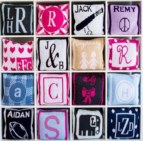 Personalized Custom Knit Square Pillow 15" by 15"  Home & Garden > Decor > Throw Pillows