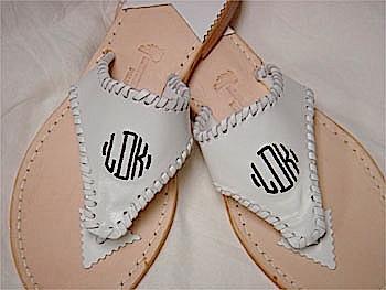 White on White Palm Beach Sandals White on White  Apparel & Accessories > Shoes > Sandals > Thongs & Flip-Flops