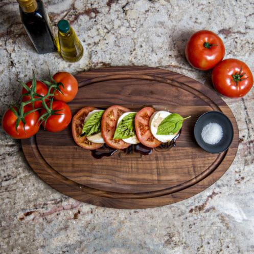 Personalized Cutting Board 12x18" Oval in Walnut   Home & Garden > Kitchen & Dining > Kitchen Tools & Utensils > Cutting Boards