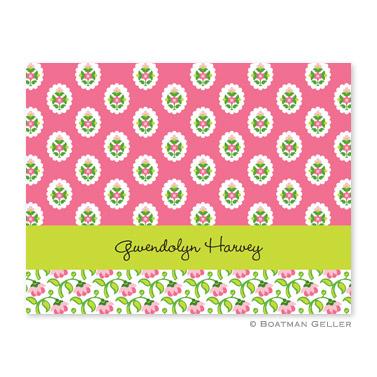 Boatman Geller Block Provincial Pink Foldover Note  Office Supplies > General Supplies > Paper Products > Stationery