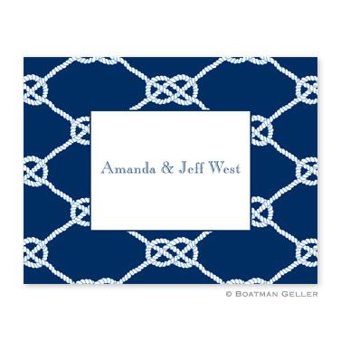 Boatman Geller Personalized Nautical Knot Note  Office Supplies > General Supplies > Paper Products > Stationery