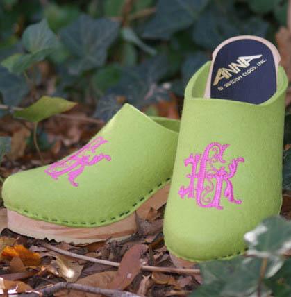 Hot Pink Royale Font on Lime Wool Upper hot pink Royale font on lime wool upper 