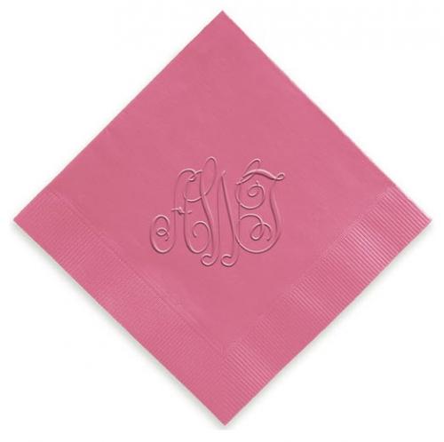 Embossed Graphics Classic Monogram Napkins  Home & Garden > Kitchen & Dining > Tableware