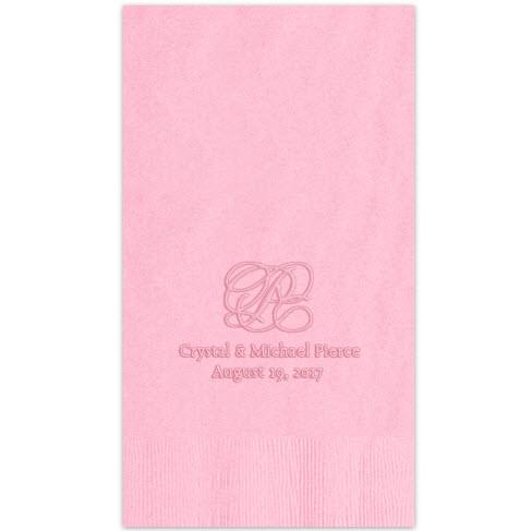 Embossed Graphics Estate Embossed Guest Towel  Arts & Entertainment > Party & Celebration