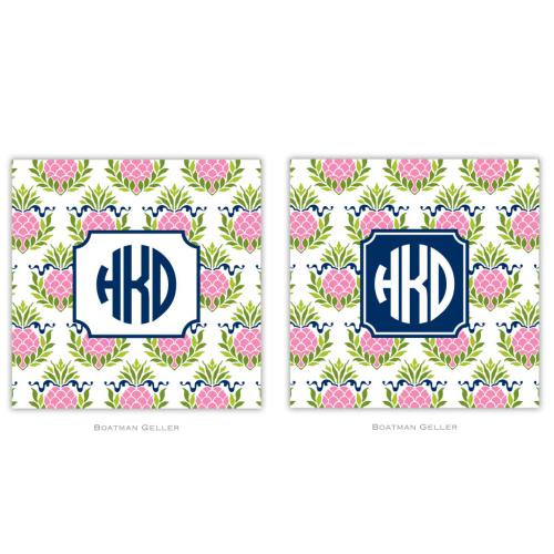 Boatman Geller Pineapple Repeat Pink Coasters  Home & Garden > Kitchen & Dining > Barware > Coasters