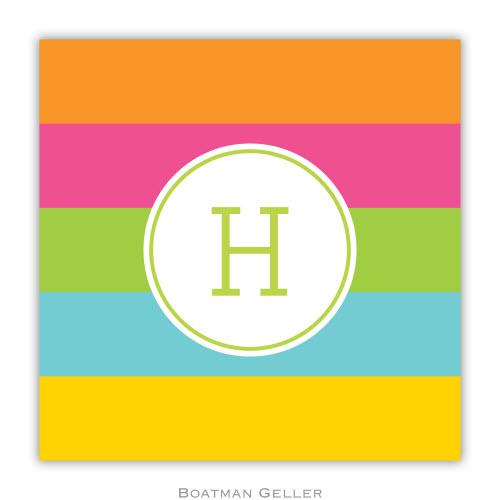 Boatman Geller Personalized Coasters Bold Stripe Pattern  Home & Garden > Kitchen & Dining > Barware > Coasters