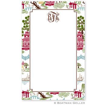 Boatman Geller Personalized Notepad in Chinoiserie Autumn  Office Supplies > General Supplies > Paper Products > Notebooks & Notepads