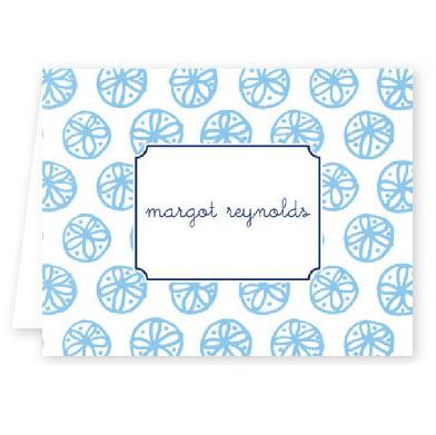 Boatman Geller Personalized Summer Foldover Note Blue  Office Supplies > General Supplies > Paper Products > Stationery