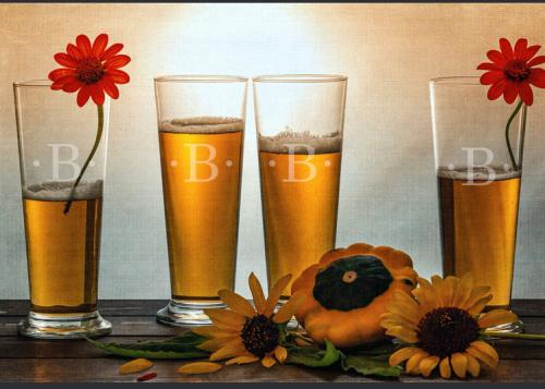 Monogrammed On-Tap Pilsners Set of Four 22 oz.  Home & Garden > Kitchen & Dining > Tableware > Drinkware > Pint Glasses