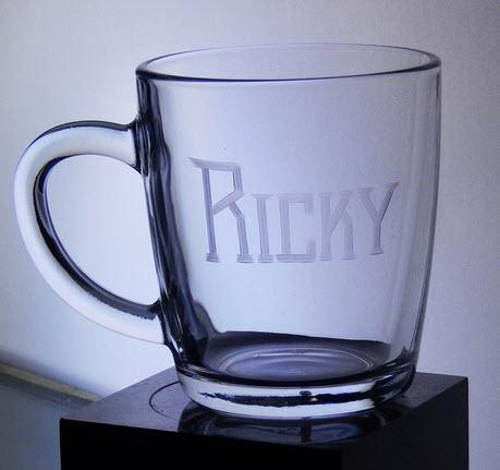 Personalized Tapered Glass Mug  Home & Garden > Kitchen & Dining > Tableware > Drinkware > Mugs