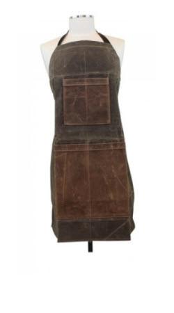 Personalized Olive and Khaki Canvas Utility Apron- Ships 9.25  Apparel & Accessories > Clothing Accessories > Aprons
